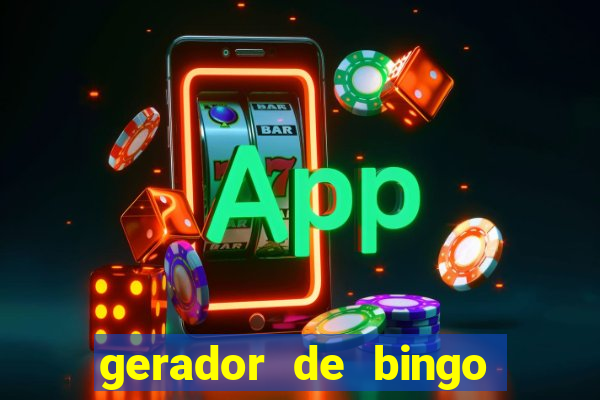 gerador de bingo de palavras